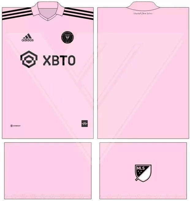  Arte Vetor Camisa Inter Miami - Modelo 01