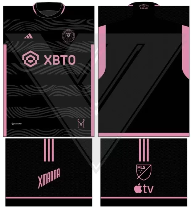  Arte Vetor Camisa Inter Miami - Modelo 02