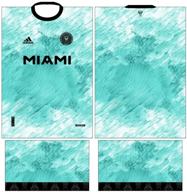  Arte Vetor Camisa Inter Miami - Modelo 07