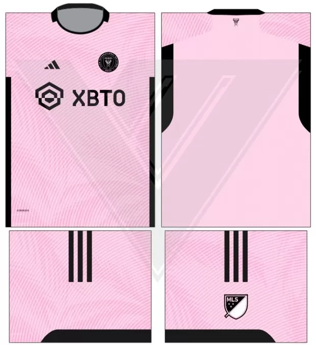  Arte Vetor Camisa Inter Miami - Modelo 10