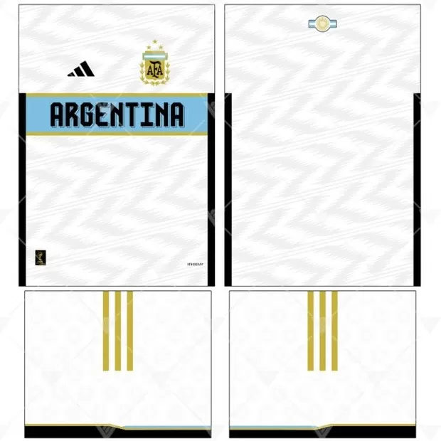 Arte Vetor Camisa Argentina Conceito 02