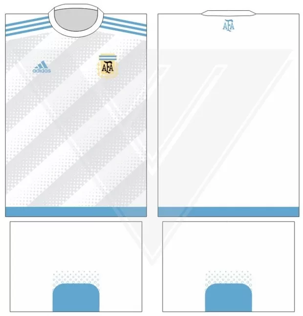 Arte Vetor Camisa Argentina Conceito 07