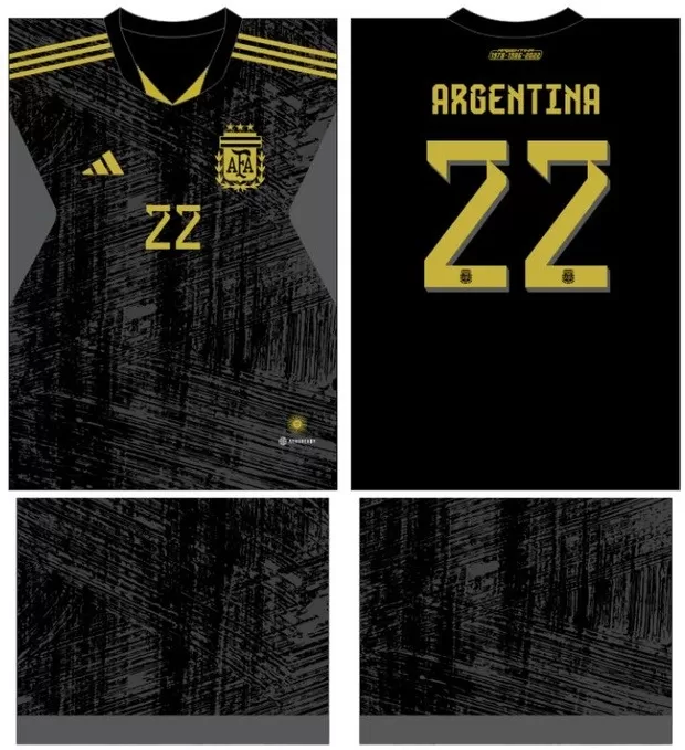 Arte Vetor Camisa Argentina Conceito 11