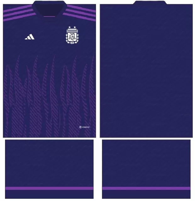 Arte Vetor Camisa Argentina Conceito 16