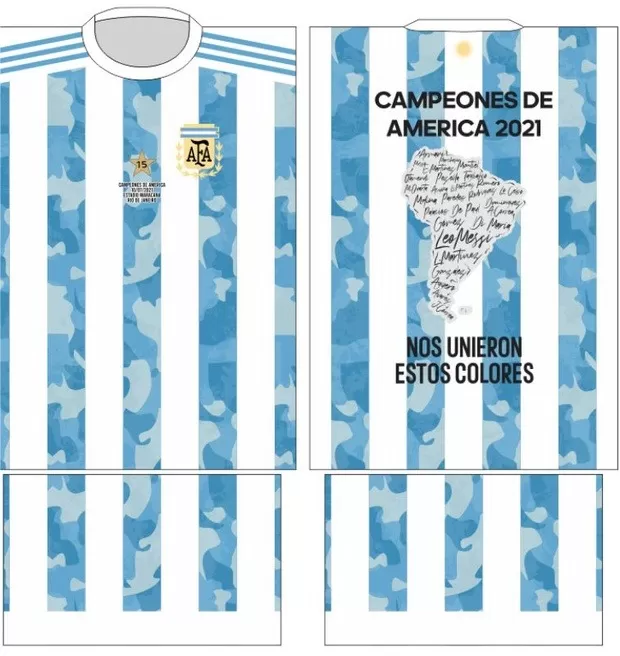 Arte Vetor Camisa Argentina Conceito 21