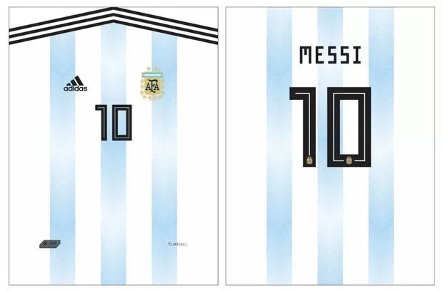 Arte Vetor Camisa Argentina Conceito 22