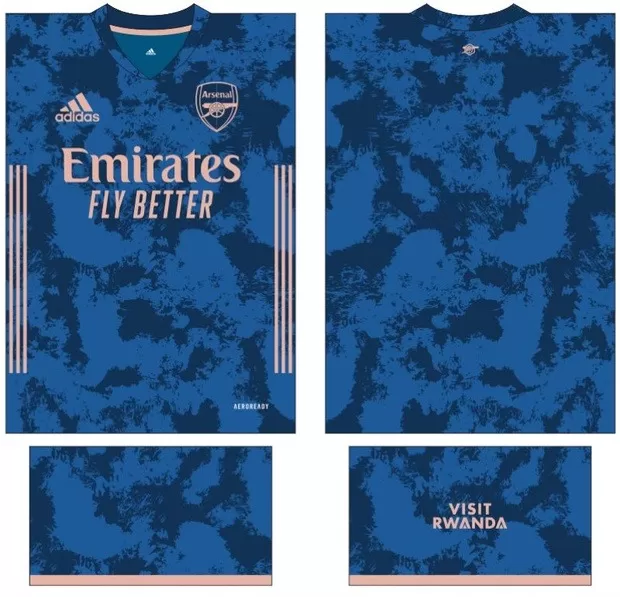 Arte Vetor Camisa Arsenal | Modelo 02