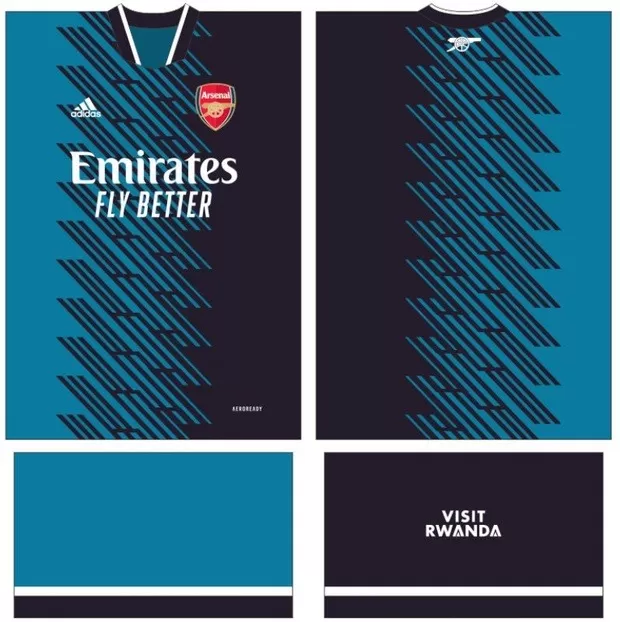 Arte Vetor Camisa Arsenal | Modelo 18