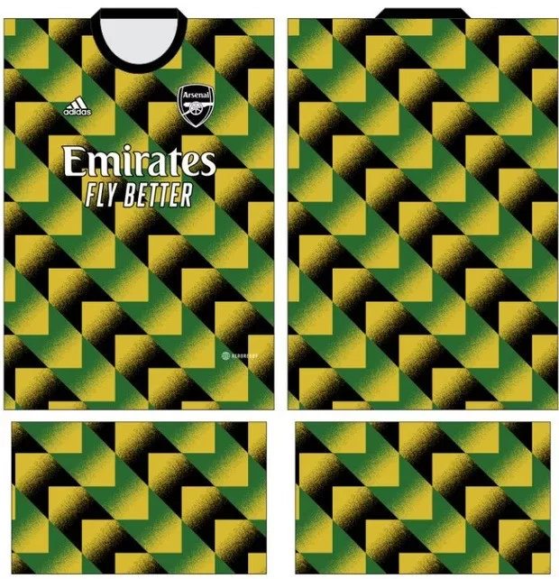 Arte Vetor Camisa Arsenal | Modelo 23