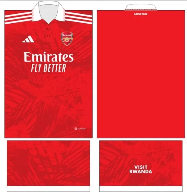 Arte Vetor Camisa Arsenal | Modelo 27