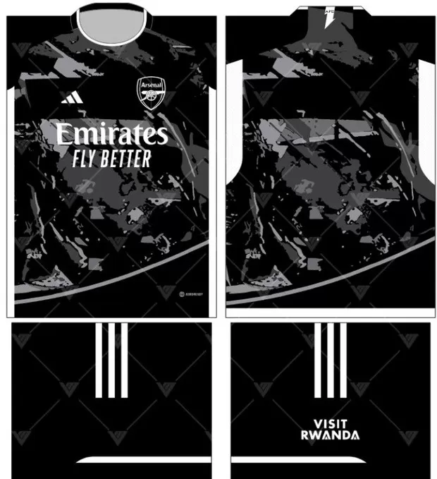 Arte Vetor Camisa Arsenal | Modelo 31