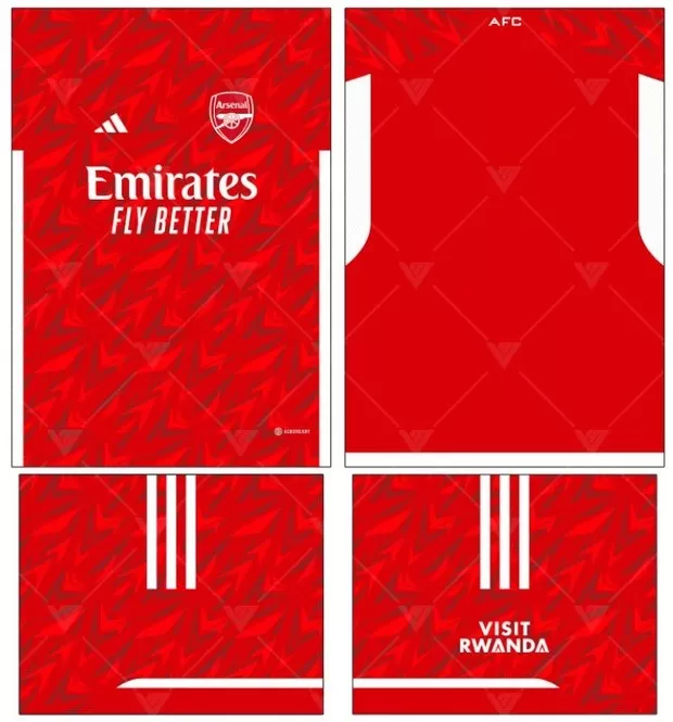 Arte Vetor Camisa Arsenal | Modelo 33