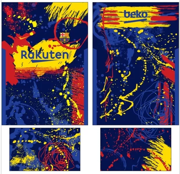 Arte Vetor Camisa Barcelona - Modelo 05