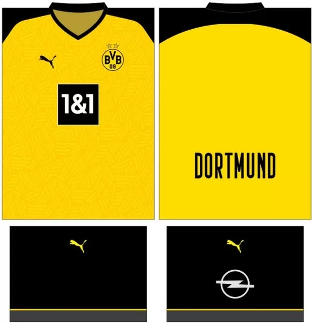 Arte Vetor Camisa Borussia Dortmunt Conceito 02