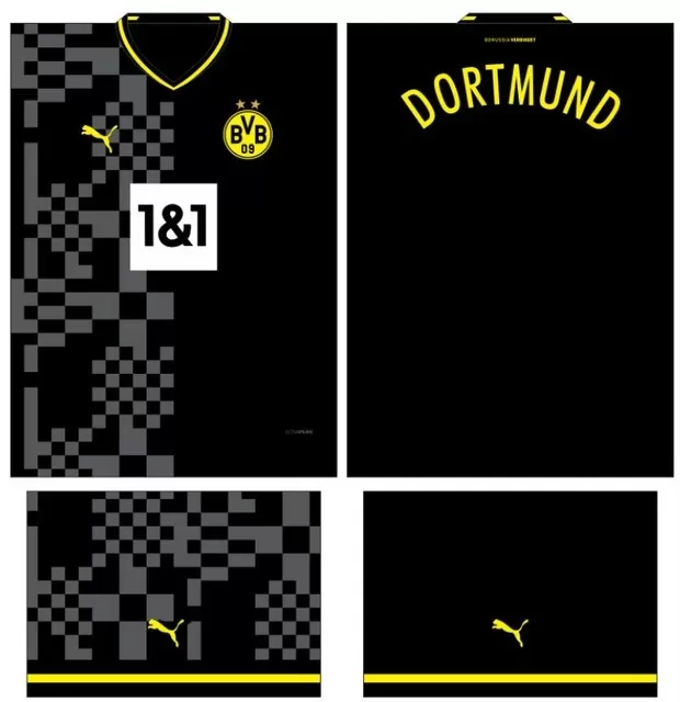 Arte Vetor Camisa Borussia Dortmunt Conceito 09