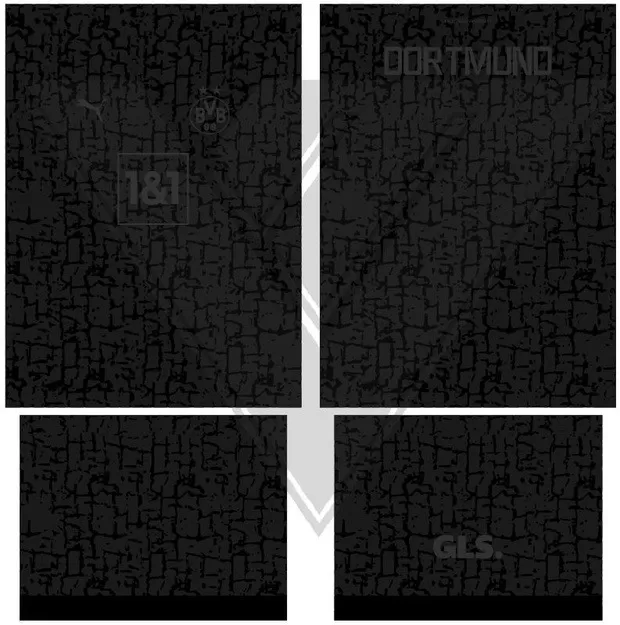 Arte Vetor Camisa Borussia Dortmunt Conceito 15