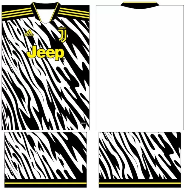 Arte Vetor Camisa Juventus | Modelo 14