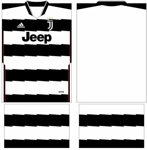 Arte Vetor Camisa Juventus | Modelo 16