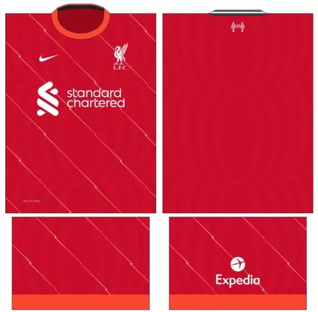 Arte Vetor Camisa LiverPool - Modelo 07