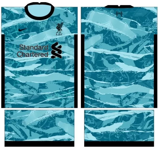 Arte Vetor Camisa LiverPool - Modelo 11