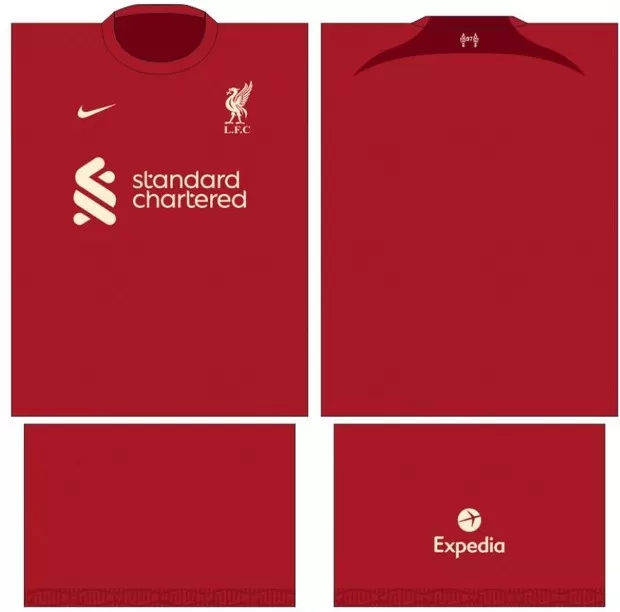 Arte Vetor Camisa LiverPool - Modelo 22