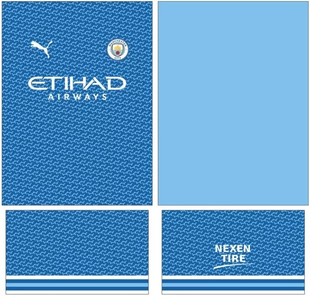 Arte Vetor Camisa Manchester City Conceito 2024 - Modelo 16