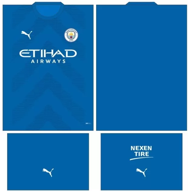 Arte Vetor Camisa Manchester City Conceito 2024 - Modelo 23