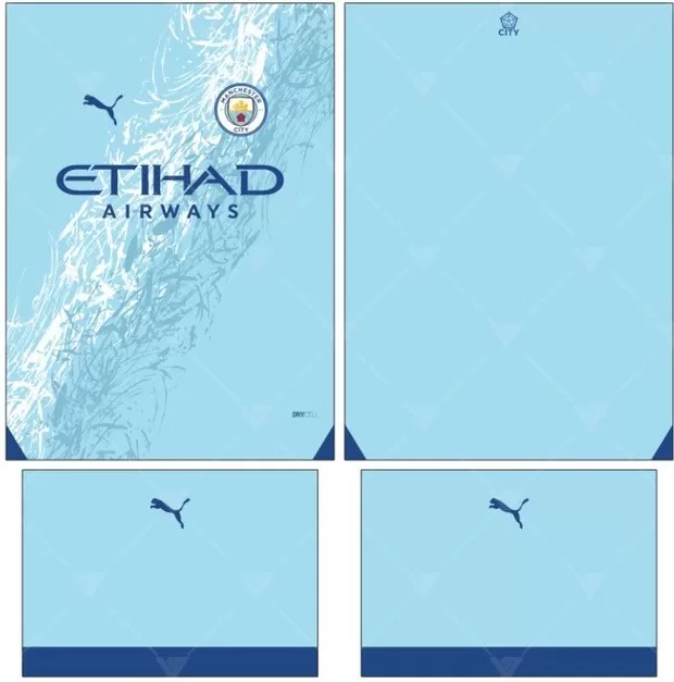 Arte Vetor Camisa Manchester City Conceito 2024 - Modelo 41