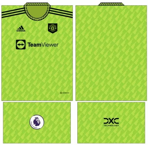 Arte Vetor Camisa Manchester United Conceito 2024 - Modelo 01