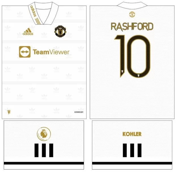 Arte Vetor Camisa Manchester United Conceito 2024 - Modelo 11