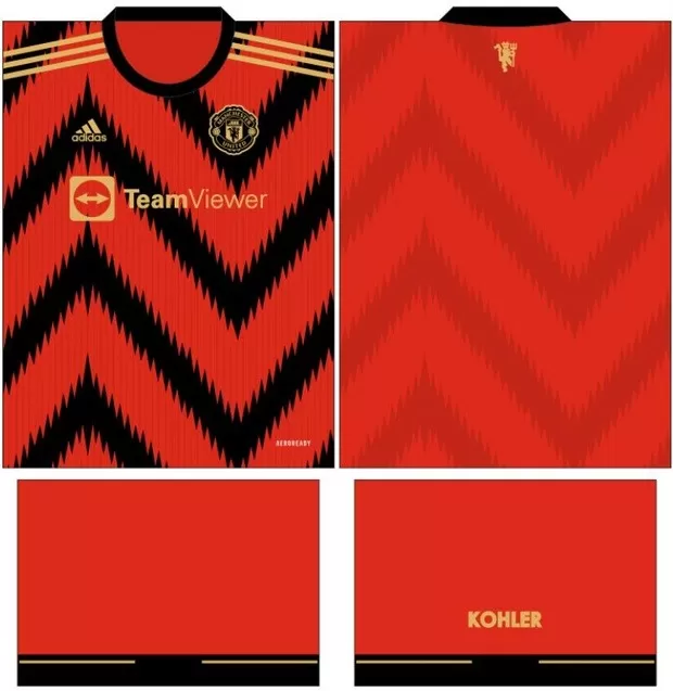 Arte Vetor Camisa Manchester United Conceito 2024 | Modelo 19