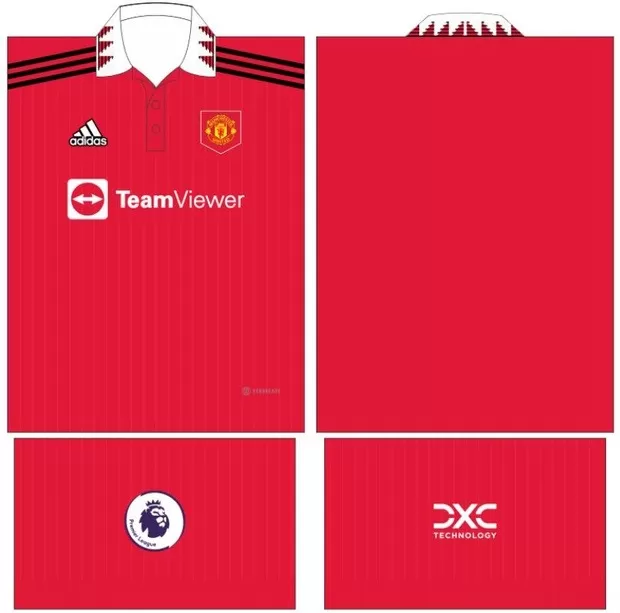 Arte Vetor Camisa Manchester United Conceito 2024 | Modelo 21