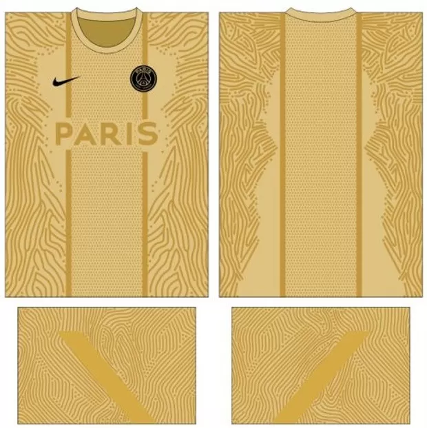 Arte Vetor Camisa Paris Saint Germain PSG - Modelo 11