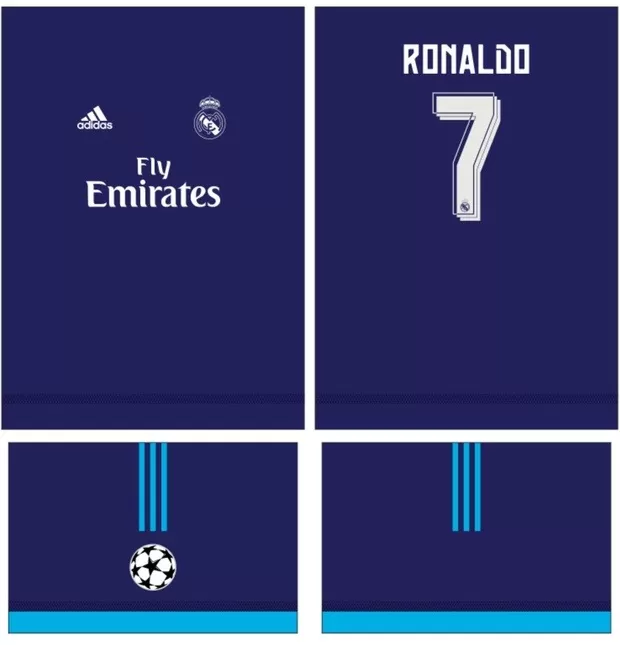 Arte Vetor Camisa Real Madrid - Modelo 02