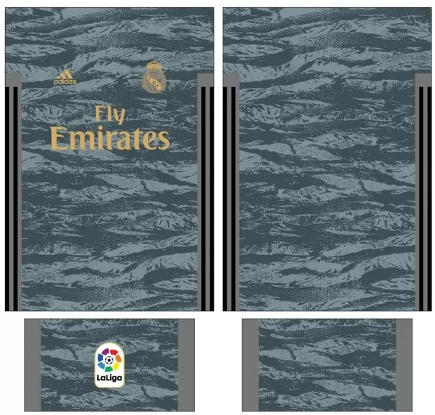 Arte Vetor Camisa Real Madrid - Modelo 18