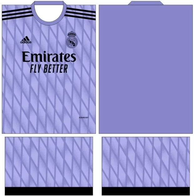 Arte Vetor Camisa Real Madrid - Modelo 35