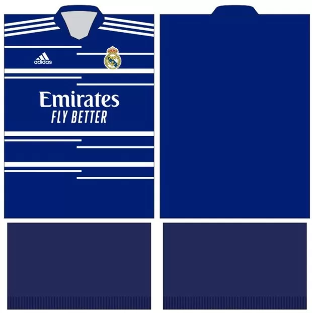 Arte Vetor Camisa Real Madrid - Modelo 36