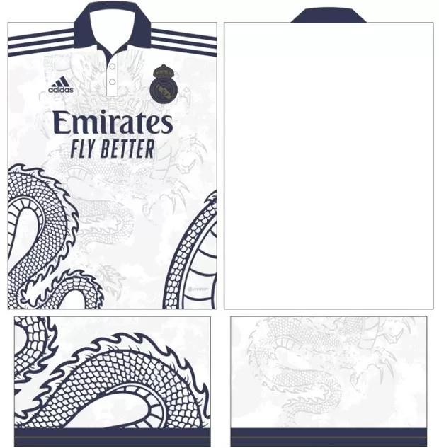 Arte Vetor Camisa Real Madrid - Modelo 40