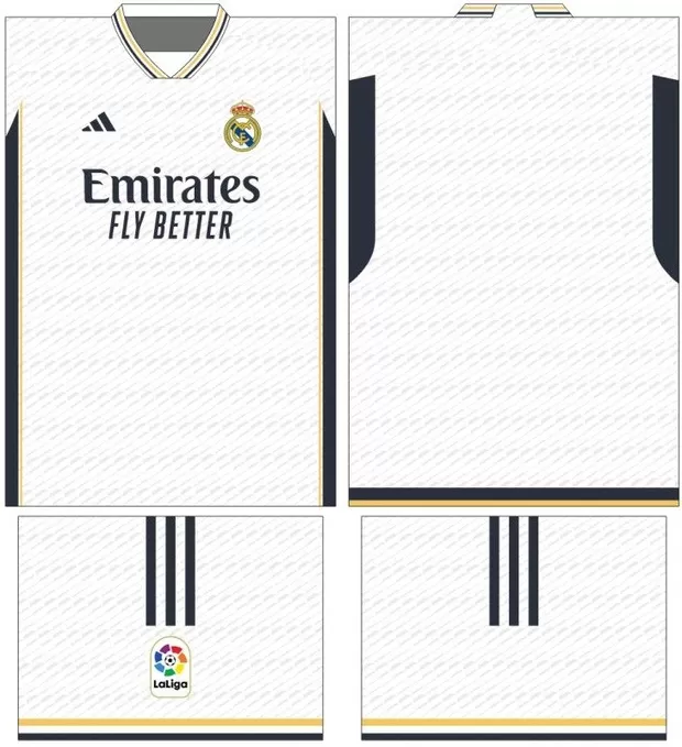 Arte Vetor Camisa Real Madrid - Modelo 45