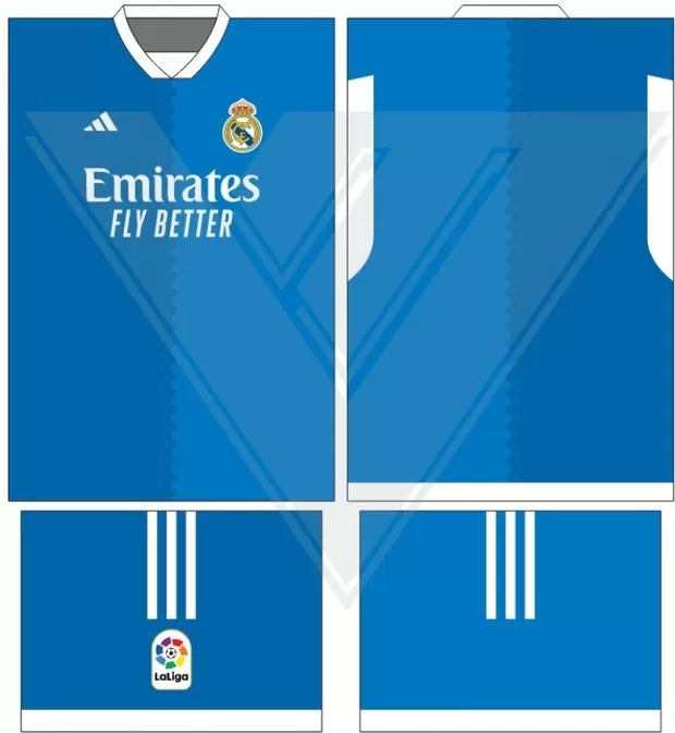 Arte Vetor Camisa Real Madrid - Modelo 49