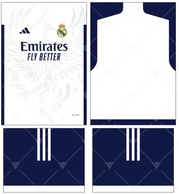 Arte Vetor Camisa Real Madrid - Modelo 55