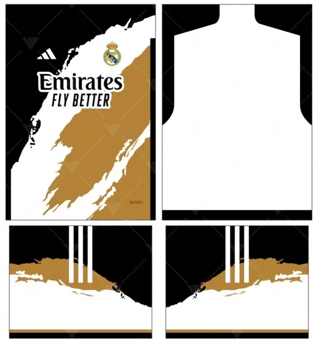 Arte Vetor Camisa Real Madrid - Modelo 56