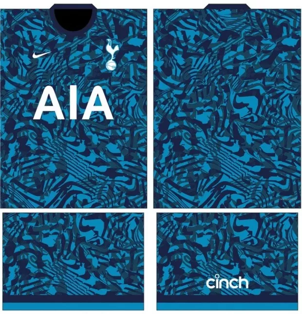 Arte Vetor Camisa Tottenham | Modelo 07