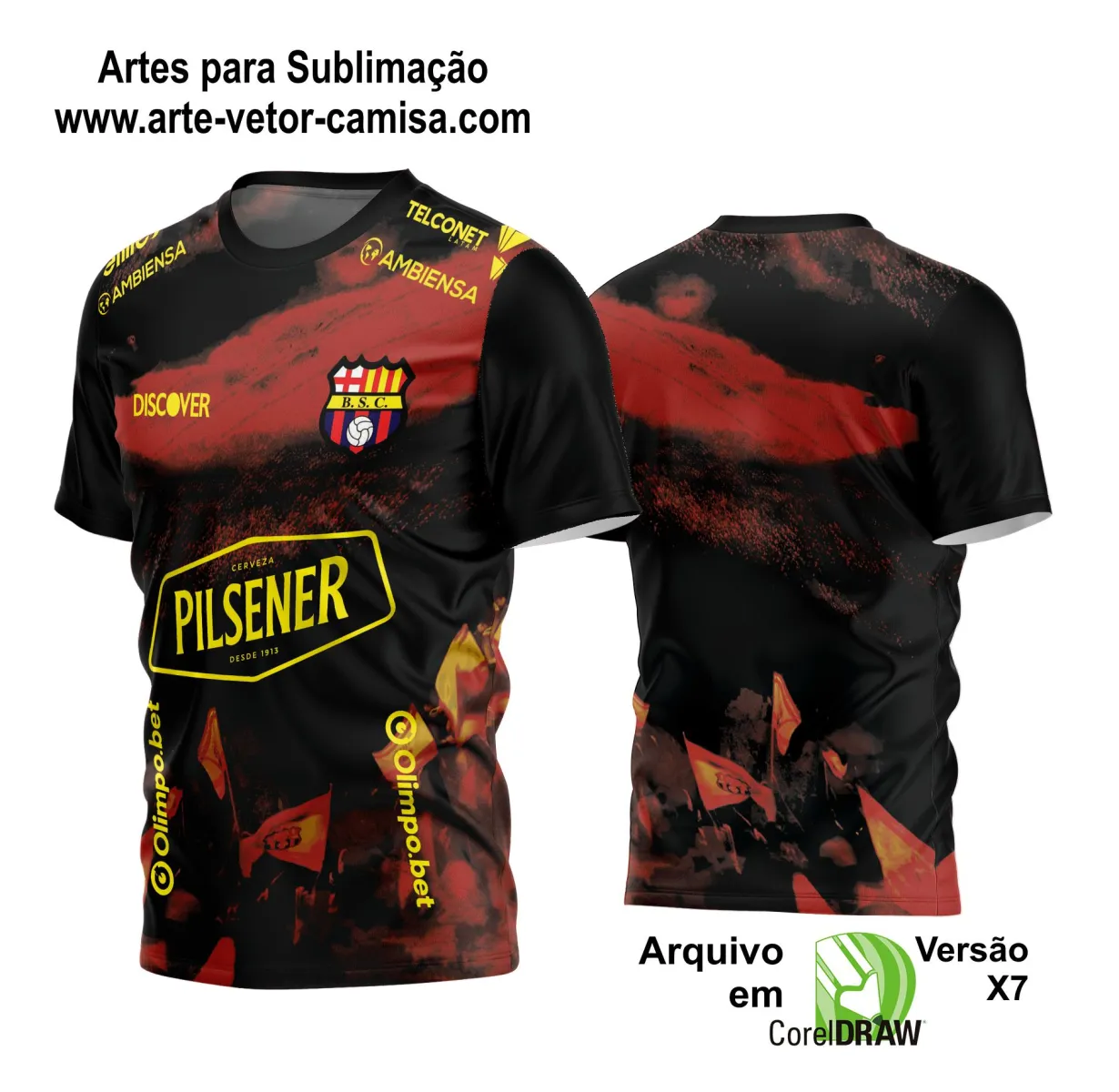 Arte Vetor Camisa de Time Futebol 2024 - 2025