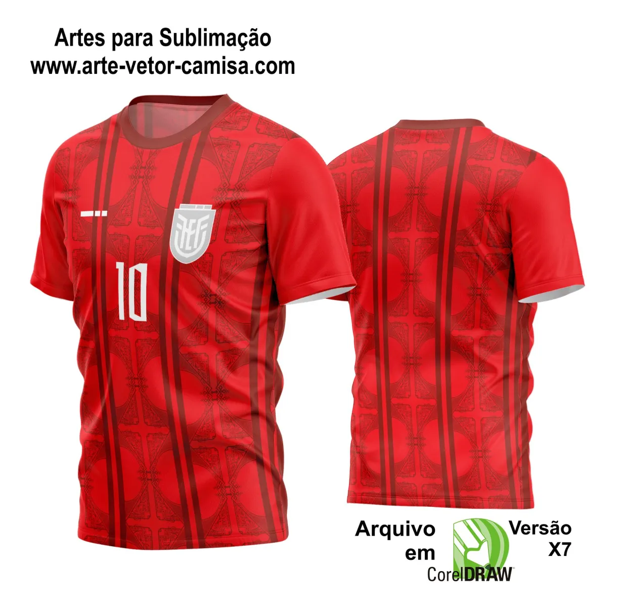 Arte Vetor Estampa Camisa Time Amador Futebol 2024