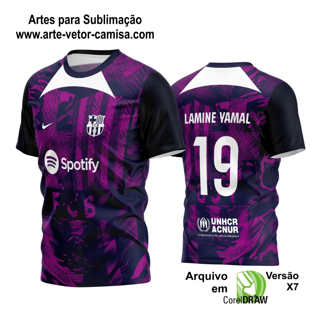 Arte Vetor Estampa Camisa Time Amador Futebol 2024