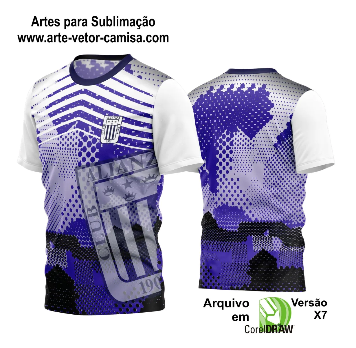 Arte Vetor Estampa Camisa Time Amador Futebol 2024