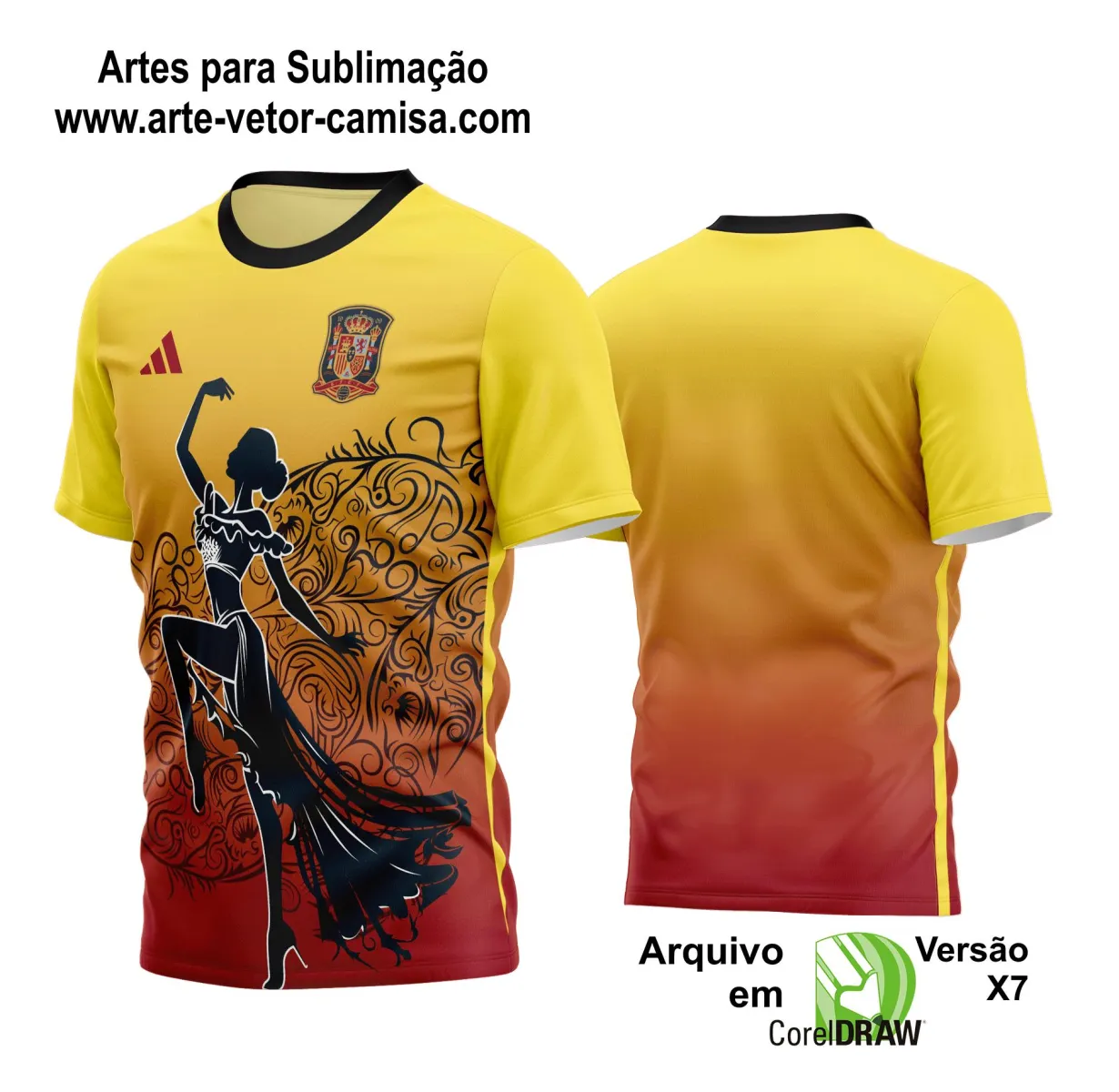 Arte Vetor Estampa Camisa Time Amador Futebol 2024