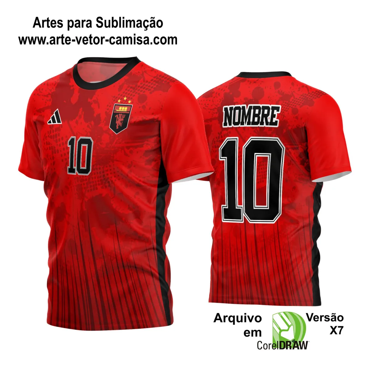 Arte Vetor Estampa Camisa Time Amador Futebol 2024