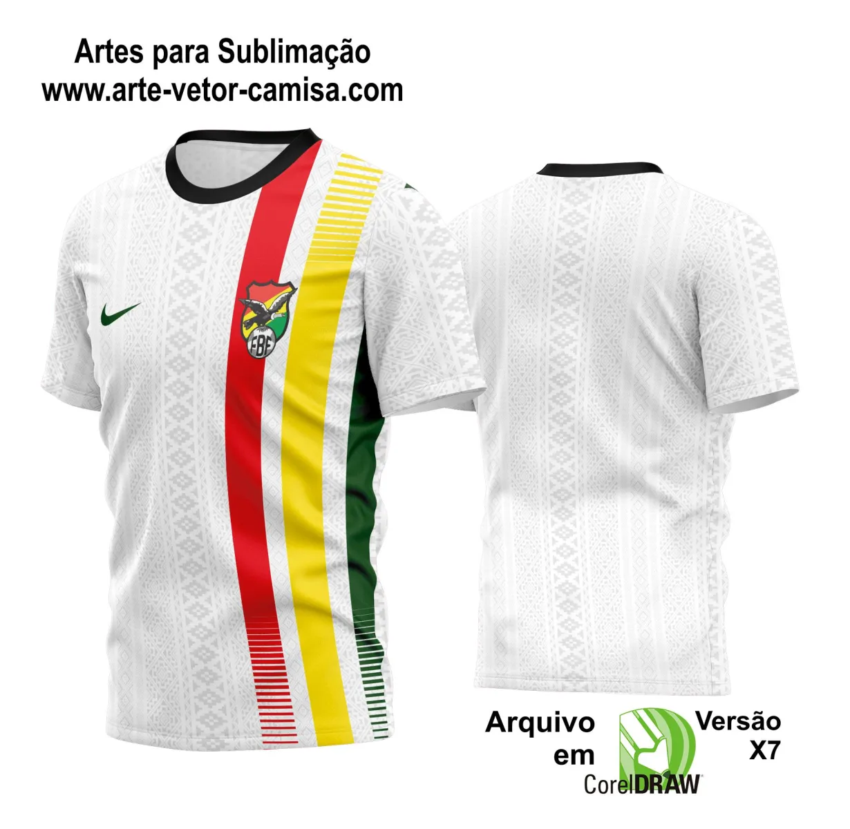 Arte Vetor Estampa Camisa Time Amador Futebol 2024